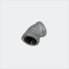CONEXIONES TRUPER 47539 CODO 45 DE HIERRO GALVANIZADO 1/2"