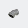 CONEXIONES TRUPER 47540 CODO 45° ACERO GALVANIZADO 3/4"