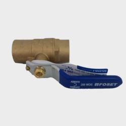 49007 Válvula esfera, latón, soldable 3/4" 200 y 300 PSI