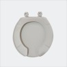 ASIENTO SANITARIO COFLEX CH-A101 ASIENTO REDONDO FRENTE ABIERTO LINEA CLASICA