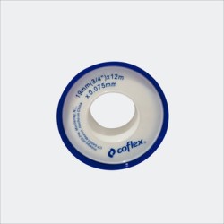 CINTA SELLADORA COFLEX WT34-120 CINTA TEFLON 19 mm (3/4") x 12 M