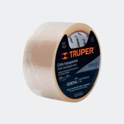 CINTAS TRUPER 12557 CINTA DE EMPAQUE TRANSPARENTE 150M