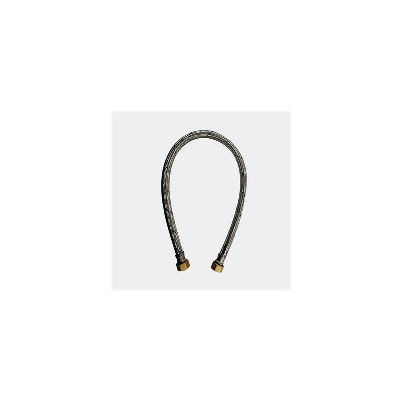 CONECTOR FLEXIBLE COFLEX AB-A80  ACERO INOXIDABLE 3/4 FIP X 3/4 FIP X 80 CM