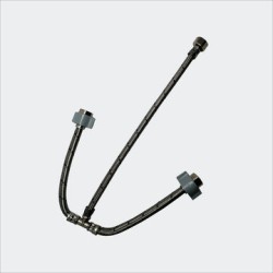 CONECTOR FLEXIBLE COFLEX AL-T55 ACERO INOXIDABLE (T) 1/2 FIP X 1/2 FIP X 1/2 FIP X 55 CM