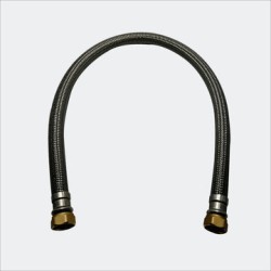 CONECTOR FLEXIBLE COFLEX VB-I80 VINILO PARA BOILER 1/2 FIP X 1/2 FIP 80 CM