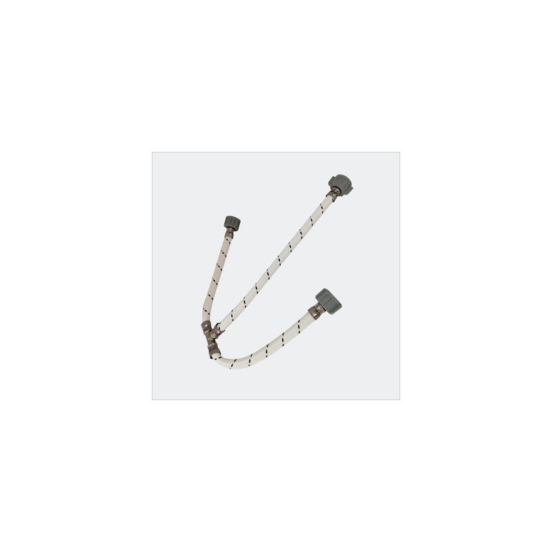 CONECTOR FLEXIBLE T COFLEX VLB-T20 CONECTOR T VINILO BLANCO 1/2" A.M. X 1/2" A.M. X 1/2" A.M.