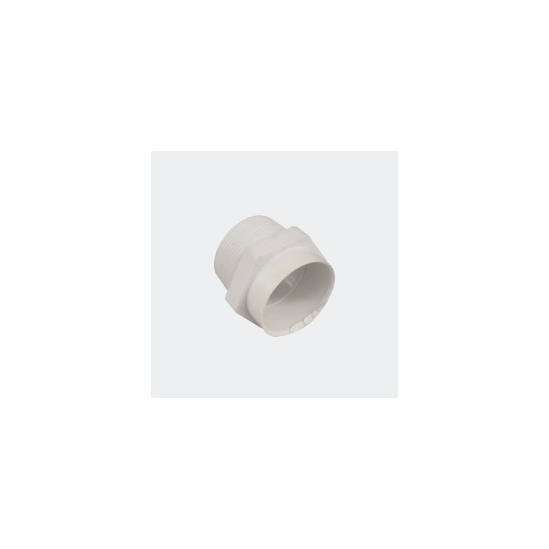 CONEXIONES DTC SAC-AD040 ADAPTADOR ESPIGA DE PVC 40mm (1 1/2") INYECTADO
