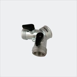 Conexiones Truper 10372 Conector Y 3/4" metálico para manguera