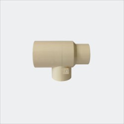 CONEXIONES TRUPER 45072 TEE REDUCIDA DE CPVC  3/4" X 3/4" X 1/2"