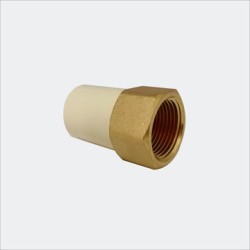 CONEXIONES TRUPER 45108 ADAPTADOR HEMBRA DE CPVC 3/4" CON INSERTO METÁLICO, FOSET